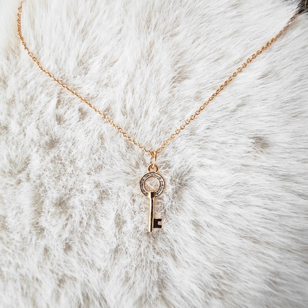 Tiffany & Co. Key Pendant Necklace